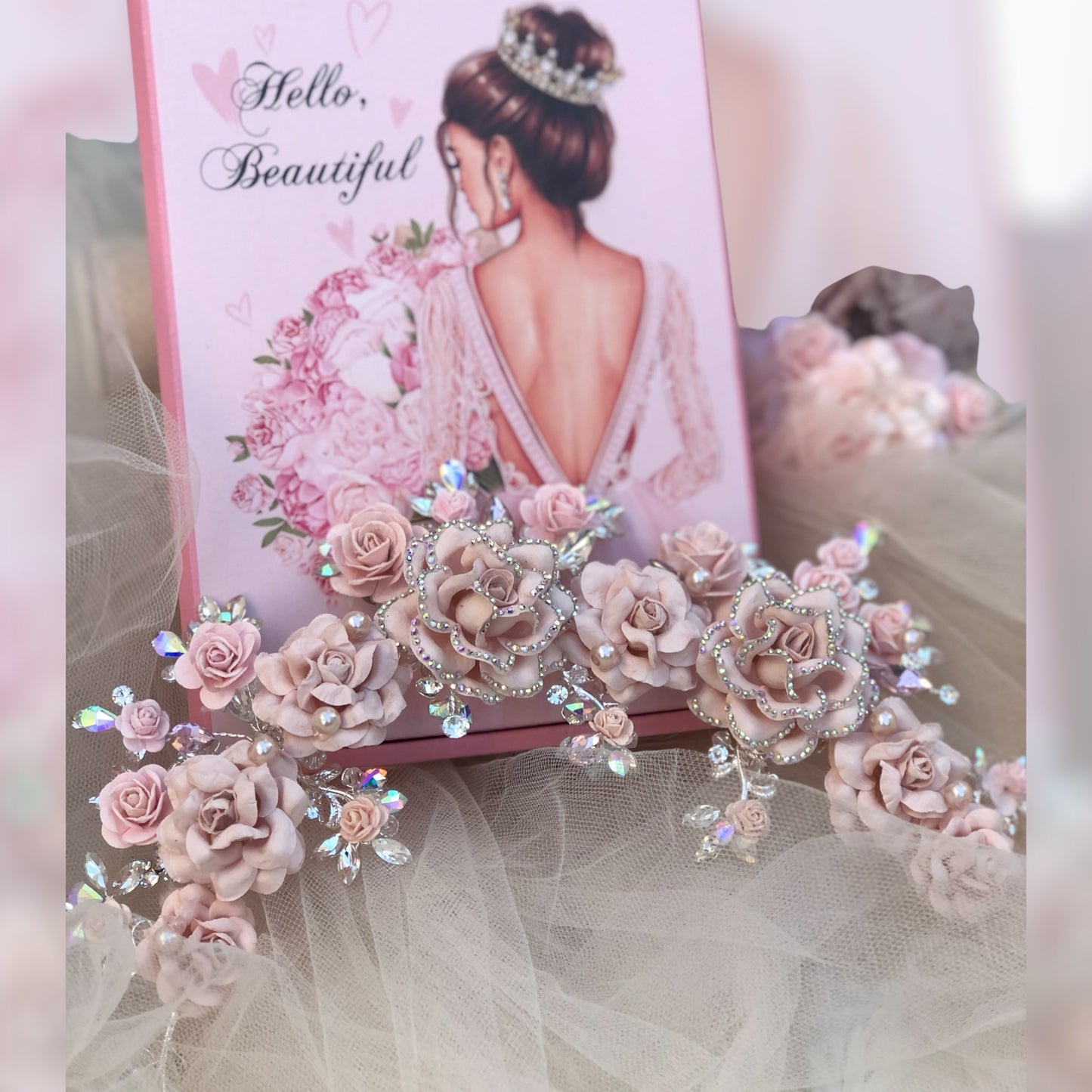 Blush Pink Flower crown