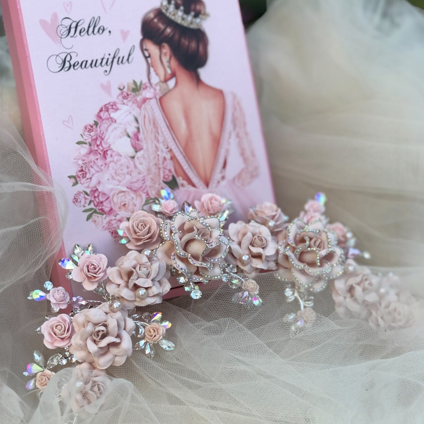 Blush Pink Flower crown