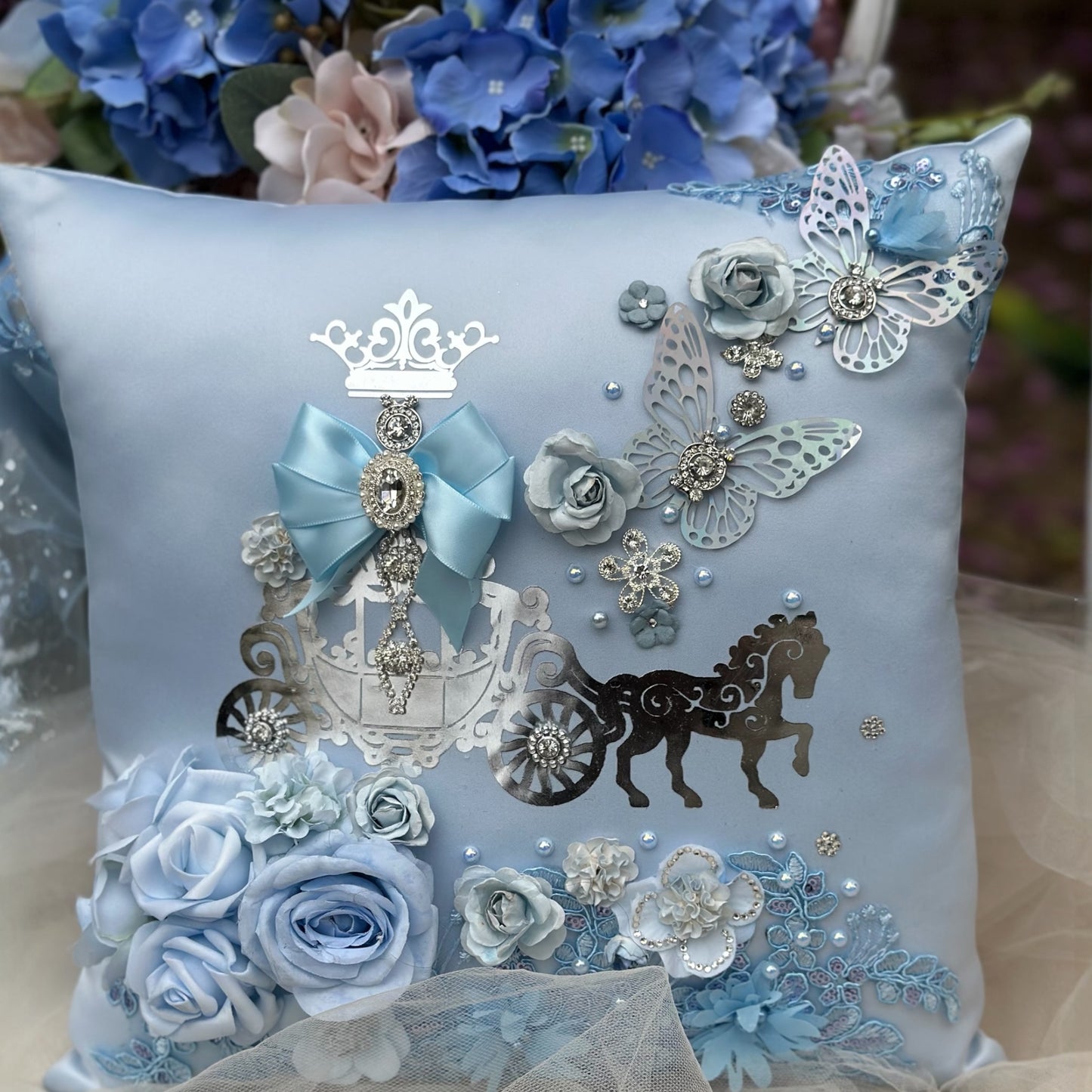 Cinderella Baby Blue pillow