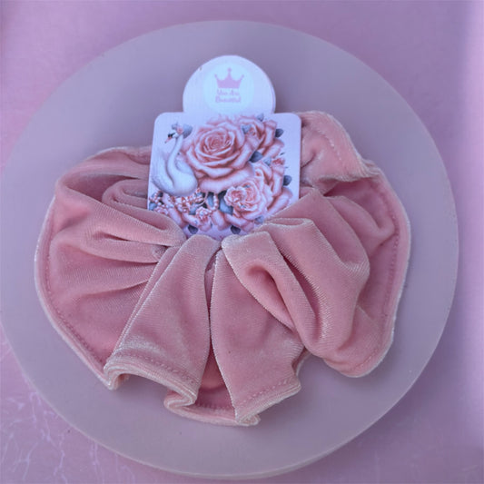 💗Blush pink hair scrunchie-Ballet/Swan Collection
