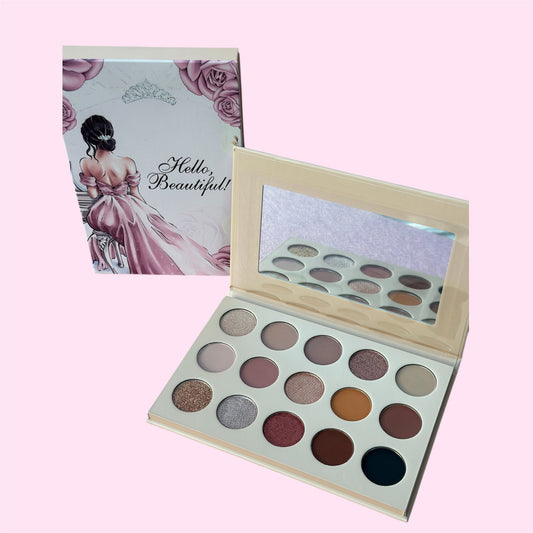 Elegant Nude Makeup Palette – 20 Soft Neutral Shades
